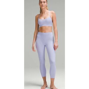 LULULEMON high rise align leggings lilac smoke 28” , $118 Sz 4 A46